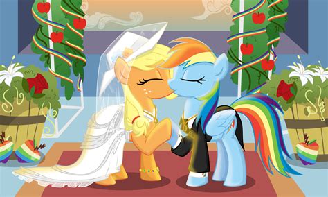 do applejack and rainbow dash date